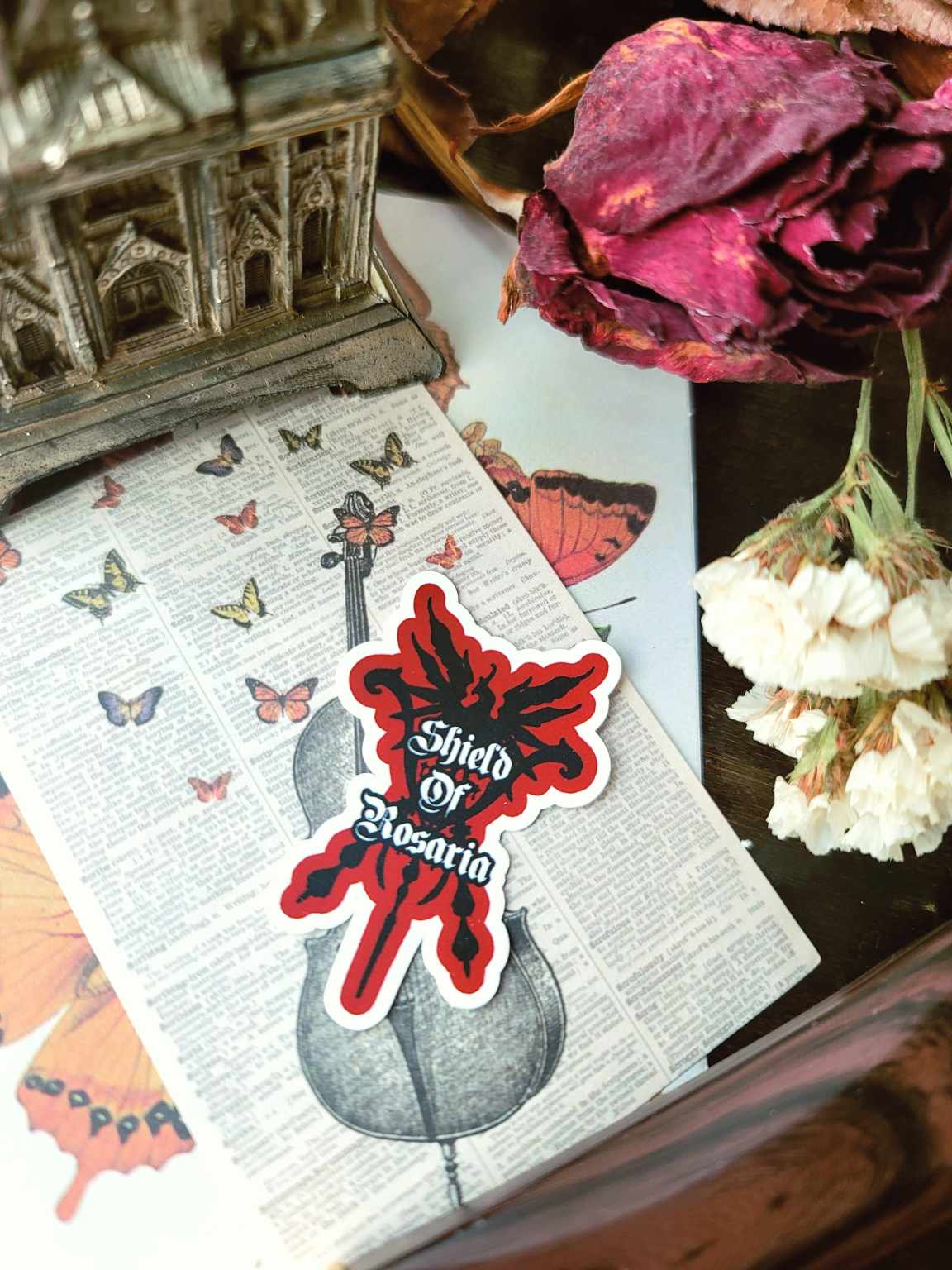 Shield of Rosaria FFXVI mini sticker