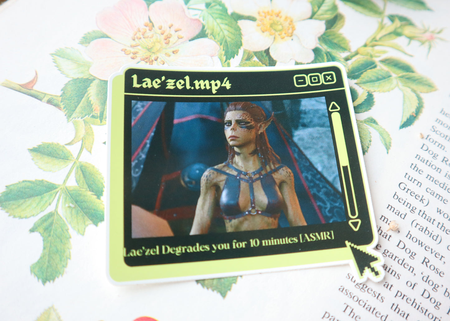 Thirst Lae'zel sticker