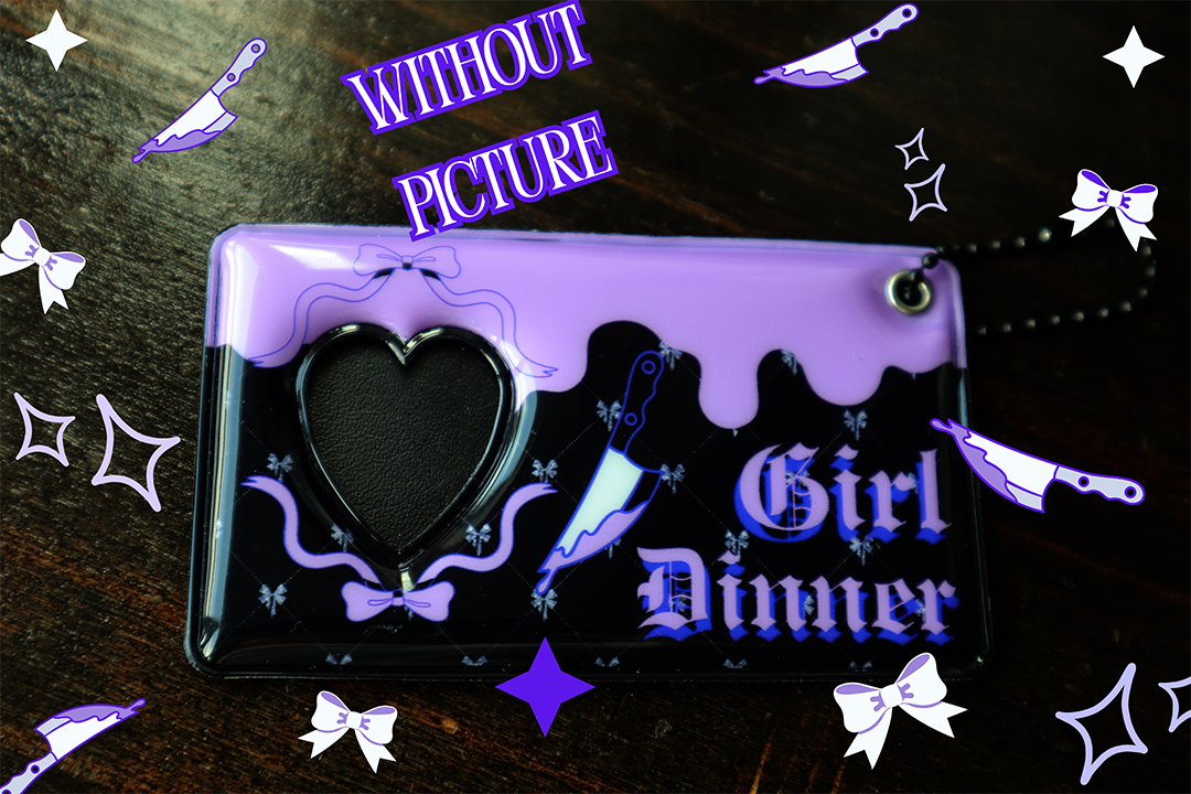 Girl Dinner photo holder