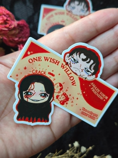 One wish willow - Bear and Nikki sticker