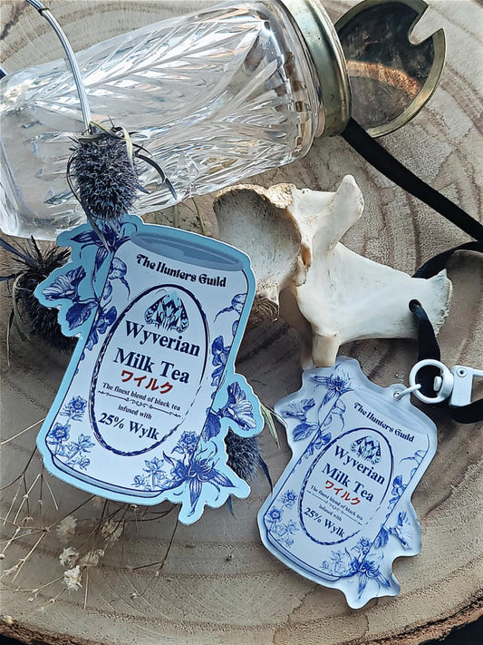 MHW Wylk tea acrylic charm