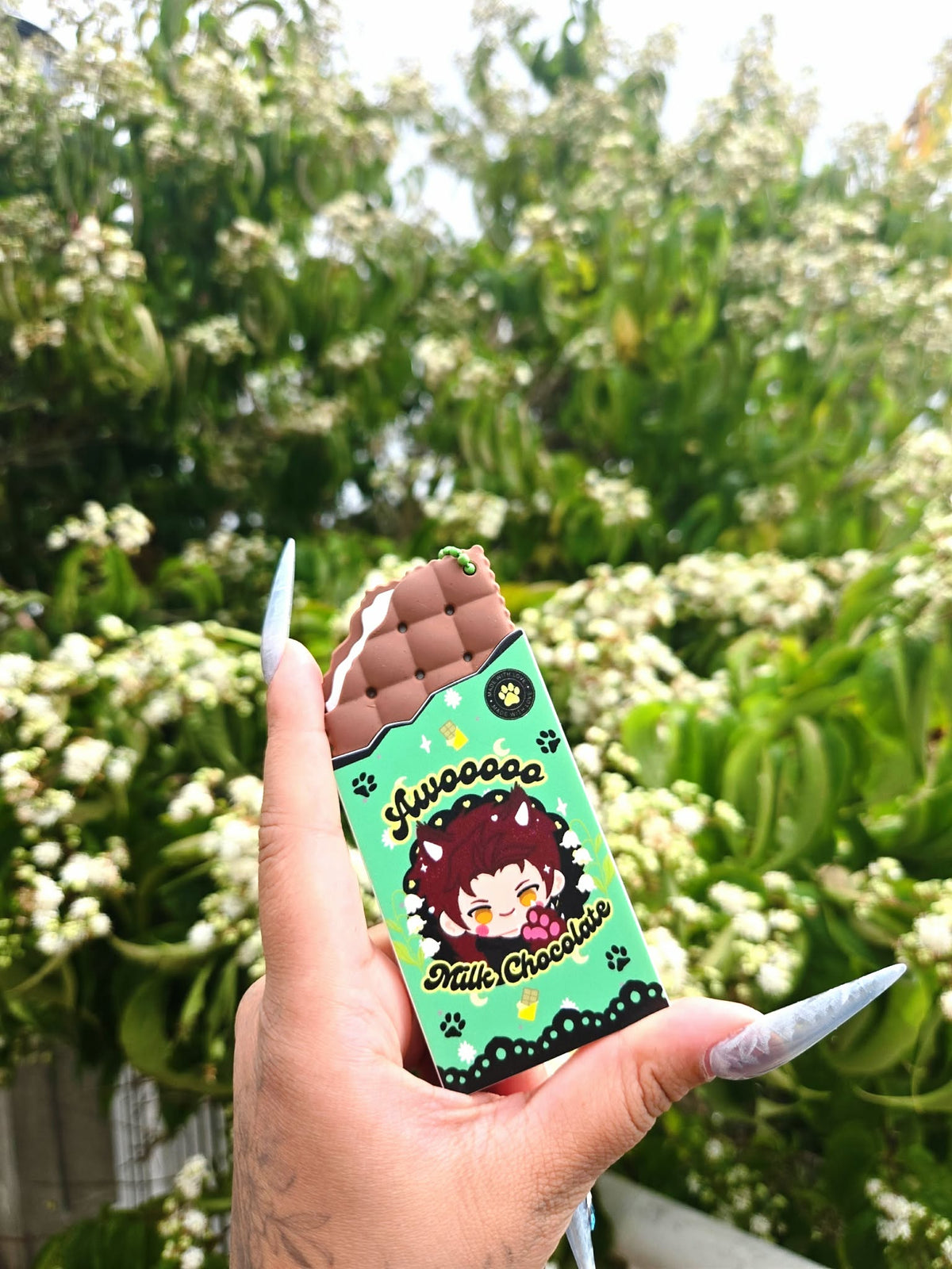 Valko chocolate keychain