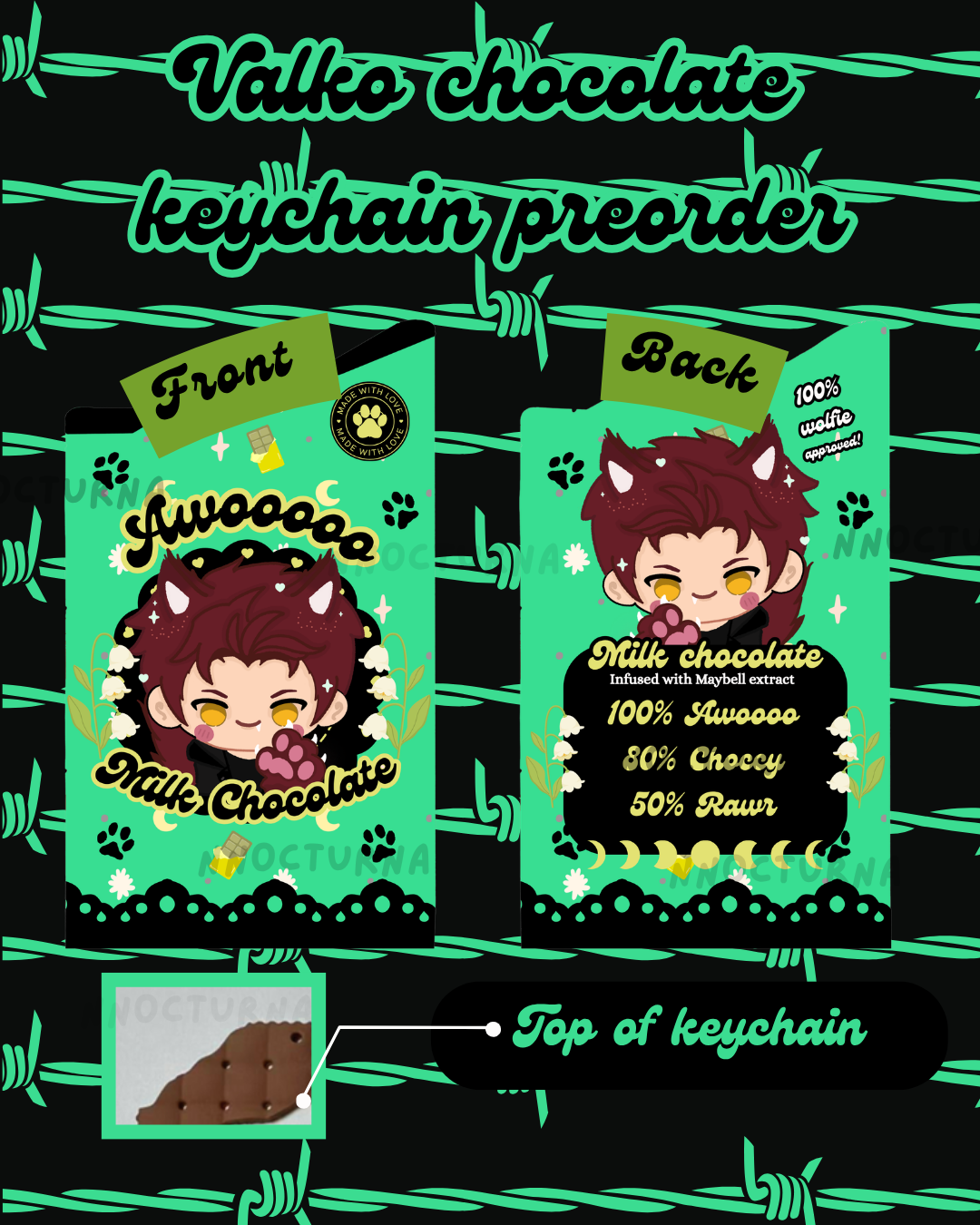 Valko chocolate keychain - Preorder