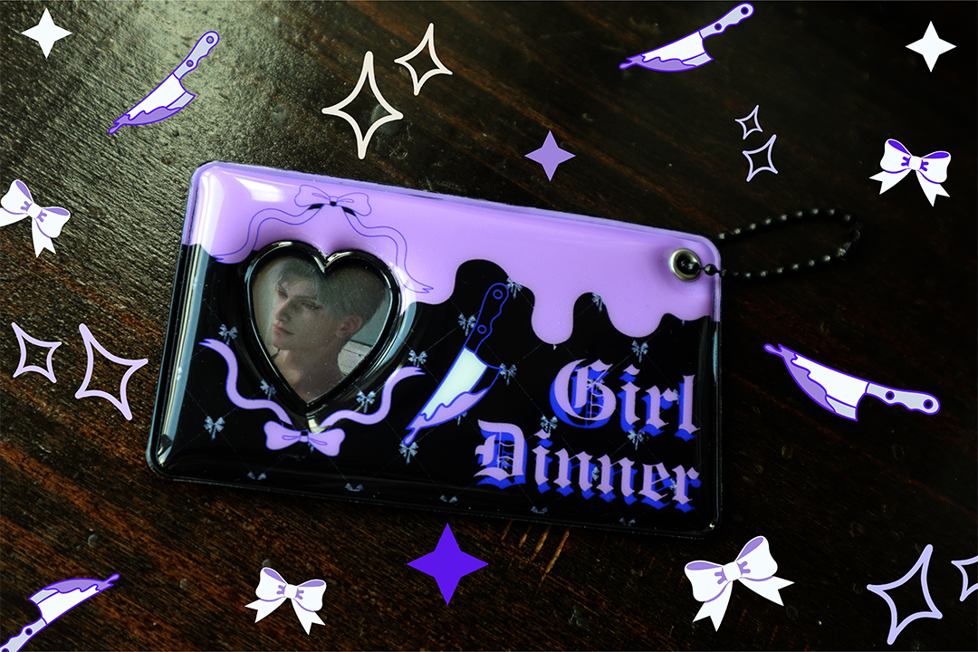 Girl Dinner photo holder