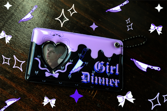 Girl Dinner photo holder