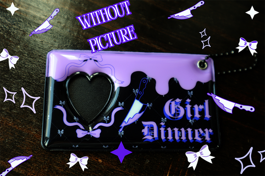 Girl Dinner photo holder