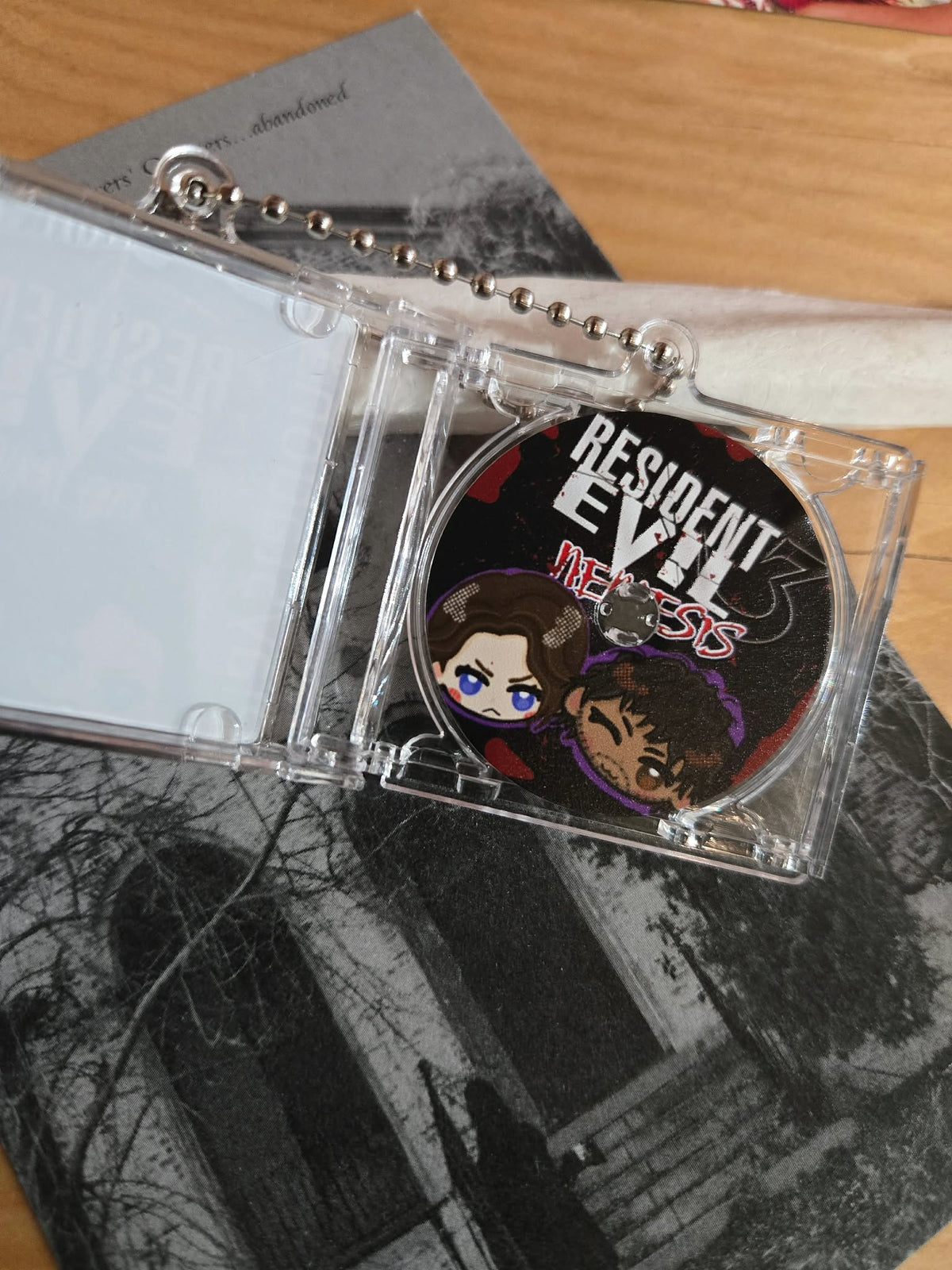 RE3 CD Disk keychain