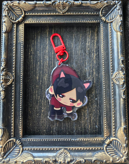 RE4 Leon and Ada nekomimi acrylic charms