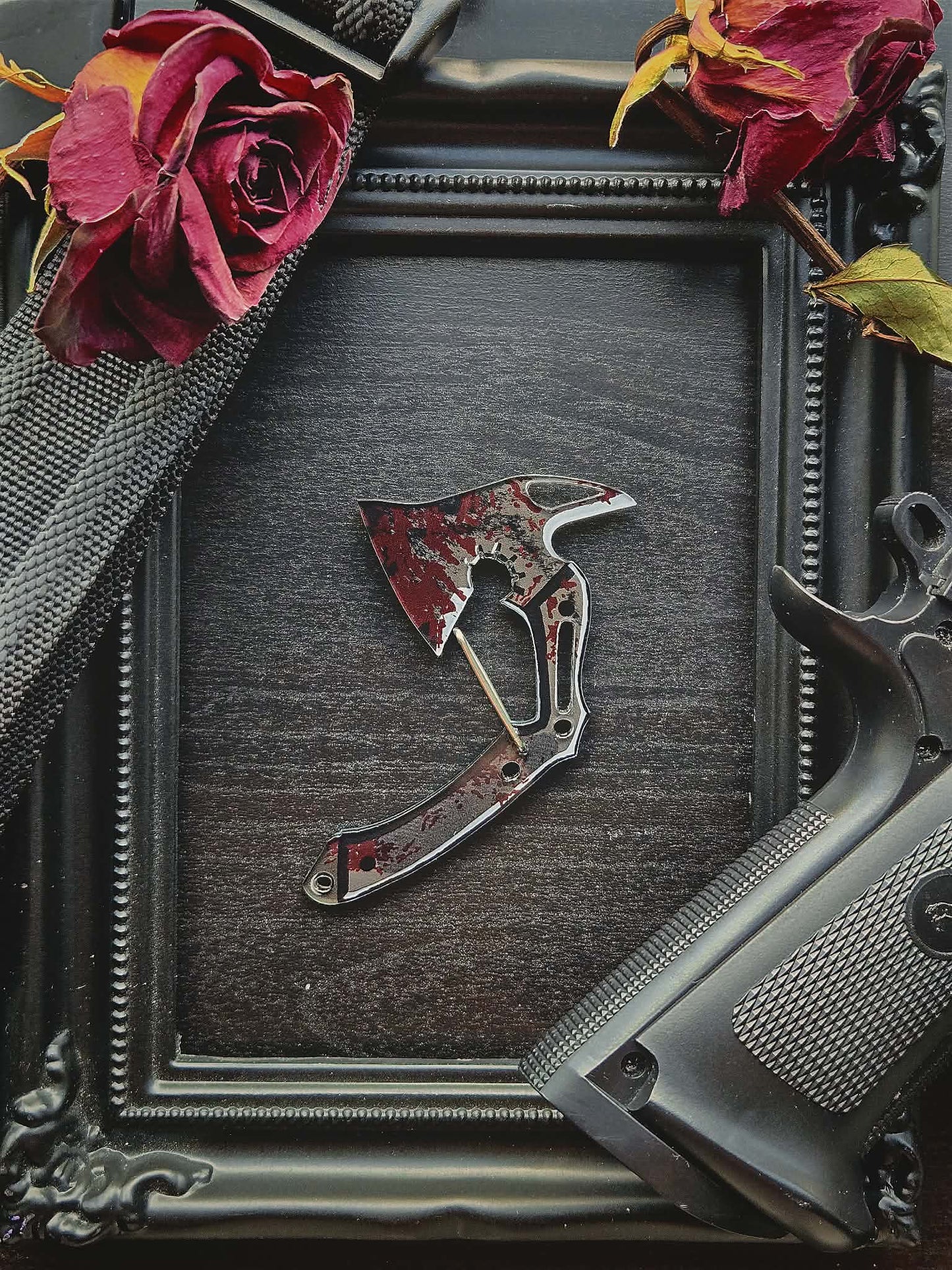 Leon's hatchet trinket carabiner